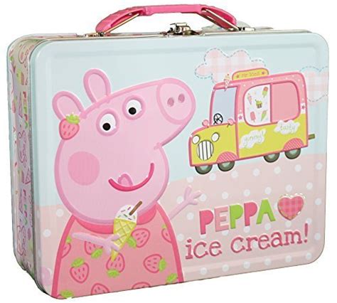 peppa metal lunch box|Peppa Pig Lunch Box .